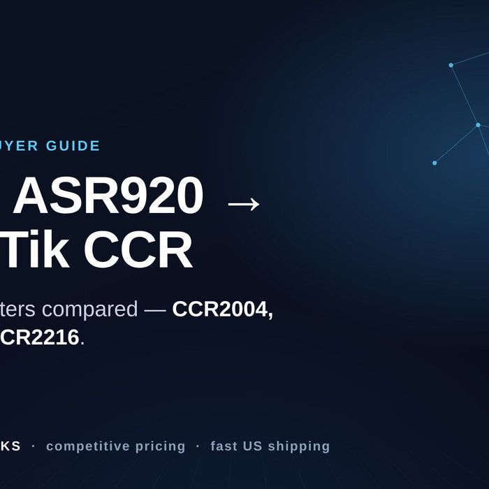 Cisco ASR920 to MikroTik CCR BGP edge router replacement guide