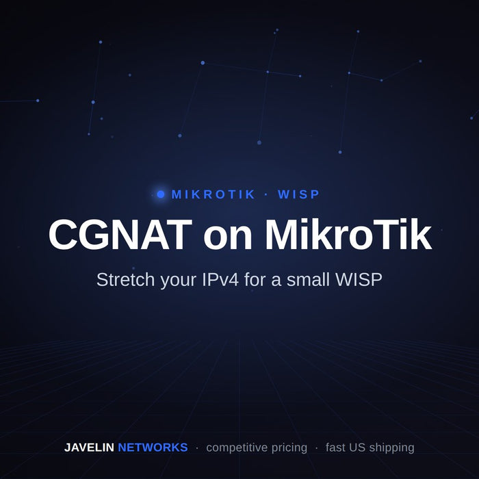 CGNAT on MikroTik for a small WISP