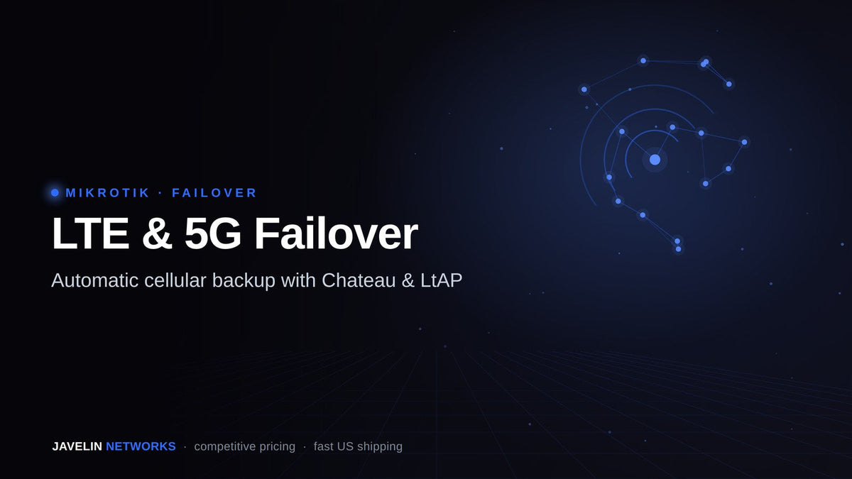 MikroTik LTE and 5G failover with Chateau and LtAP