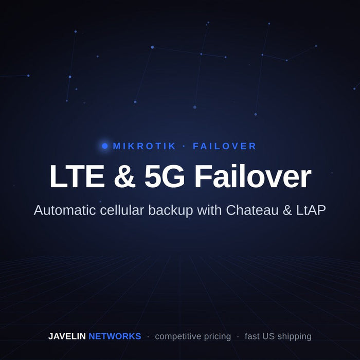 MikroTik LTE and 5G failover with Chateau and LtAP