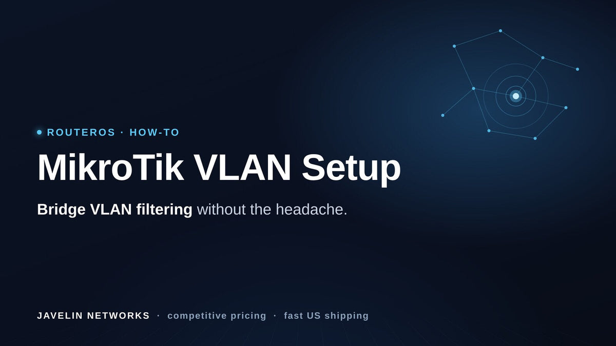 MikroTik VLAN setup with bridge VLAN filtering how-to