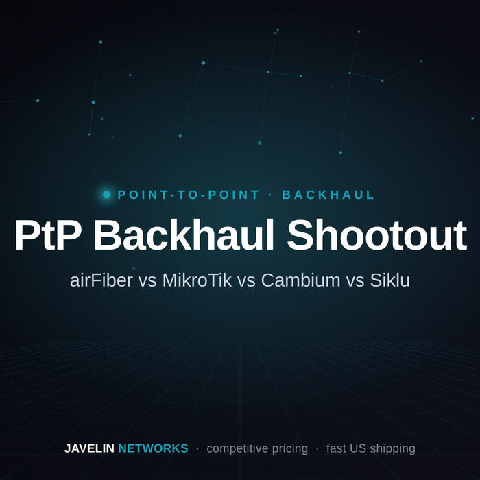 Point-to-point wireless backhaul comparison
