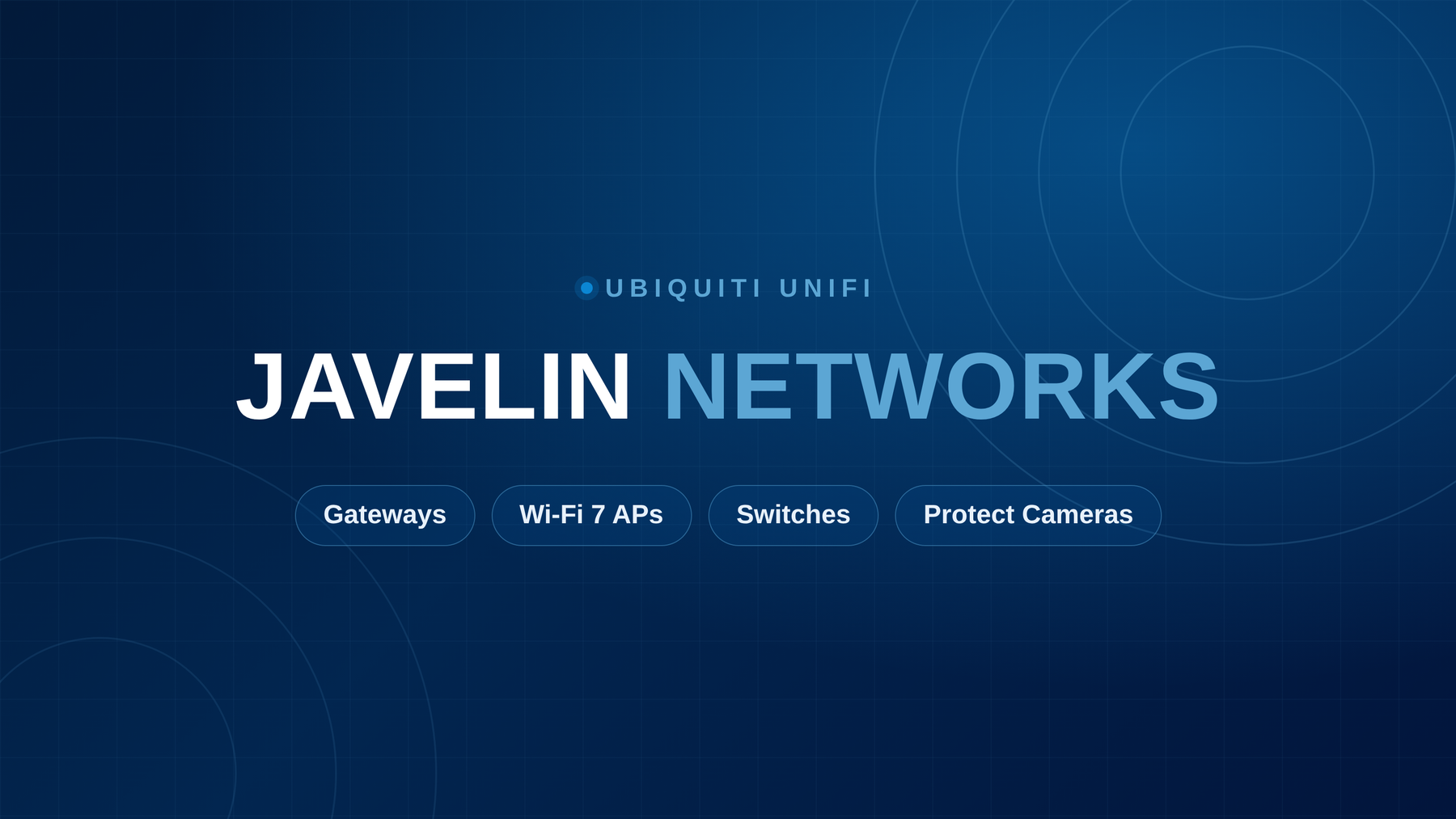 UniFi Buyer's Guide 2026 — Ubiquiti gateways, access points, switches and cameras | Javelin Networks