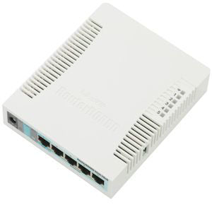 MikroTik RB951G-2HnD 2.4GHz 600MHz 5xGbit 802.11bgn LAN