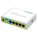 MikroTik RB750UPr2 hEX PoE lite 650MHz 64MB 5xLAN Case L4