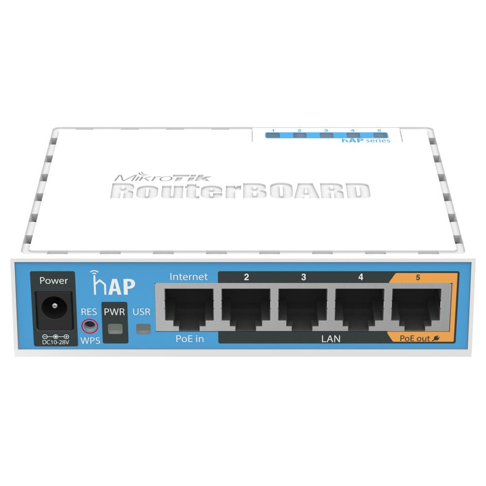 MikroTik RB951Ui-2nD 2.4GHz hAP 650MHz 5xLAN 802.11bg 2x2