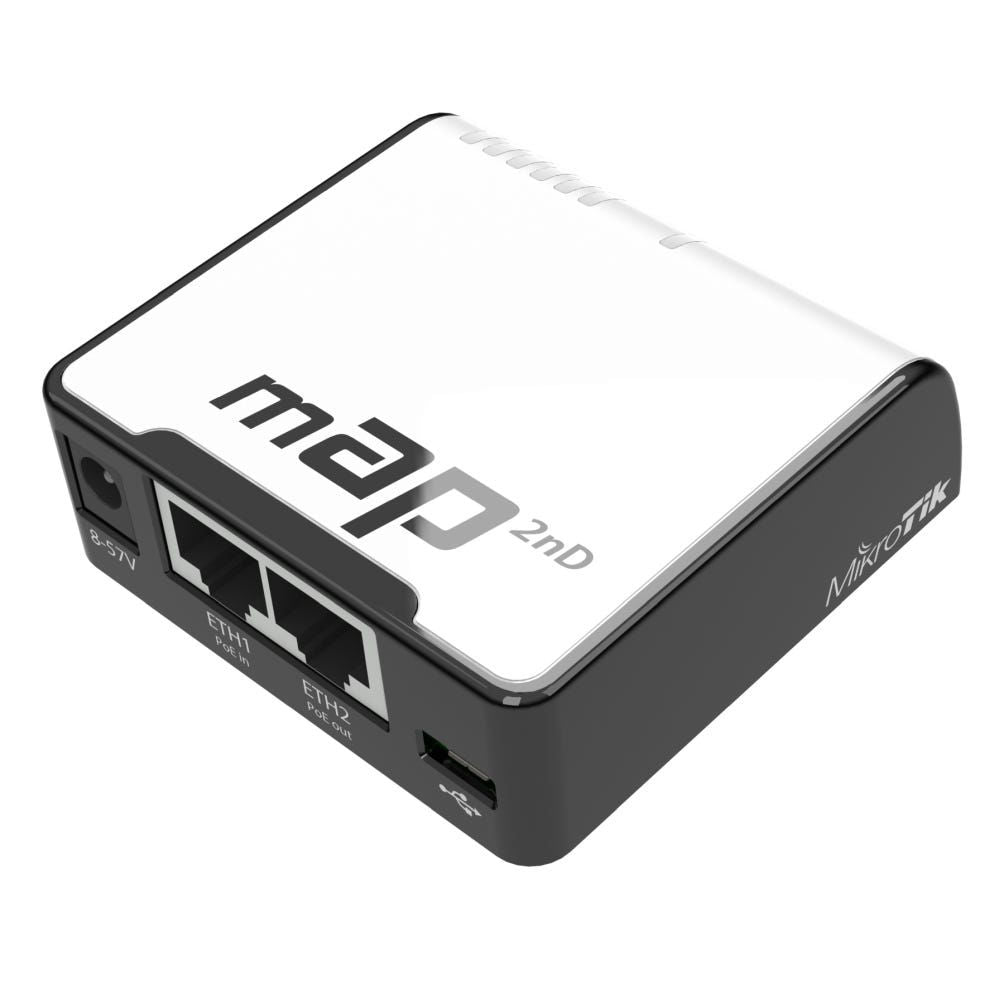 MikroTik RBmAP2nD 2.4GHz mAP 650MHz 64MB 11bgn 2x2 PoE