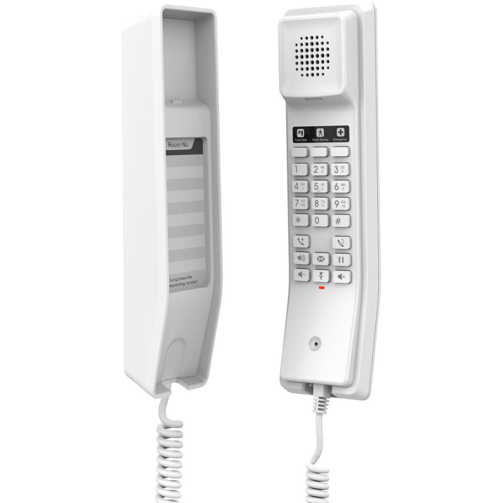 Grandstream Networks GHP610 Compact Hotel Phone White