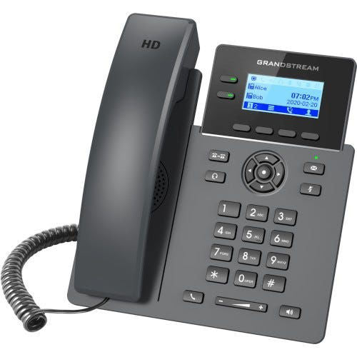 Grandstream Networks GRP2602W 2 Lines 4 SIP Accts IP Phone w/ WiFi