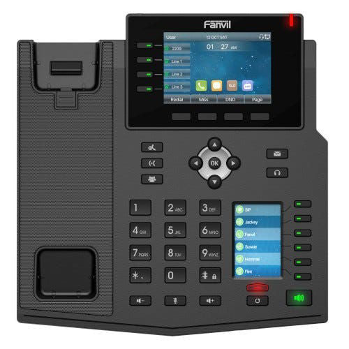 Fanvil X5U Mid-Level IP Phone; PoE, No PSU
