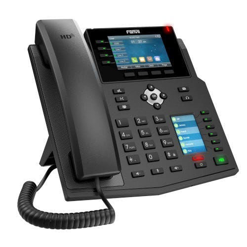 Fanvil X5U Mid-Level IP Phone; PoE, No PSU