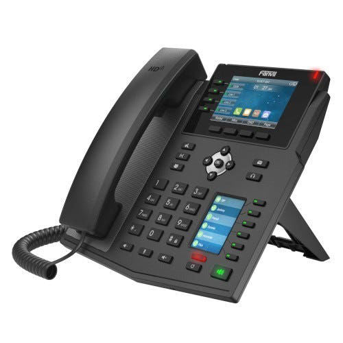 Fanvil X5U Mid-Level IP Phone; PoE, No PSU