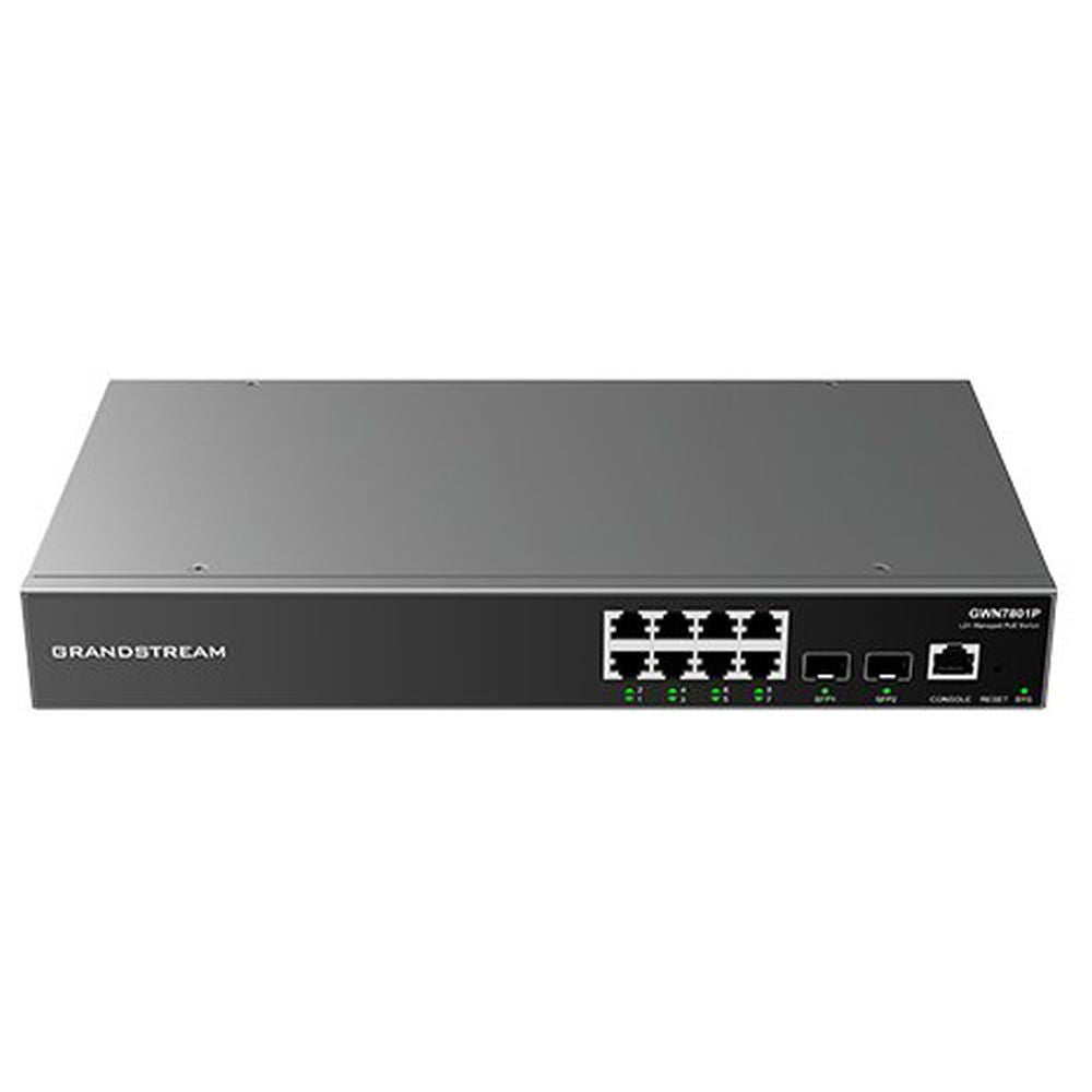 Grandstream GWN7801P-PRO Pro Managed PoE Network Switch 8xGigE 2x2.5 SFP