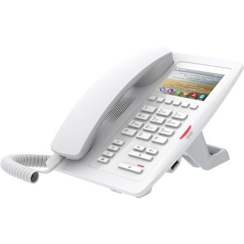 Fanvil H5 White Hotel IP Phone 3.5in Color Display White
