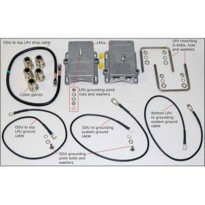 Cambium C000065L007C PTP 650/670 LPU and Grounding 1 kit/ODU