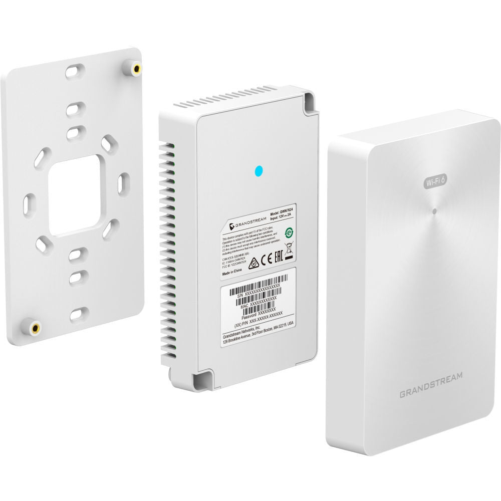 Grandstream Networks GWN7661 2x2:2 802.11ax In-Wall Wireless AP