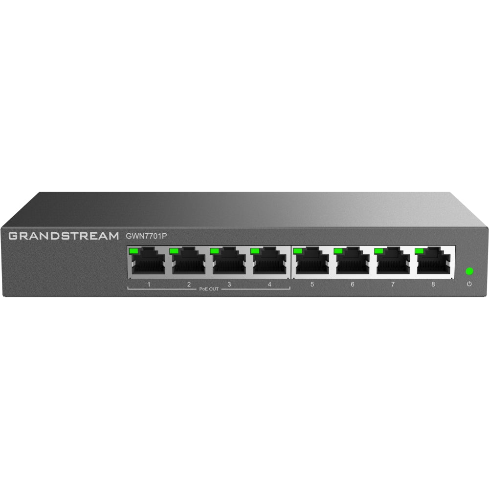 Grandstream GWN7701P 8-Port Gigabit Unmanaged PoE+ Switch