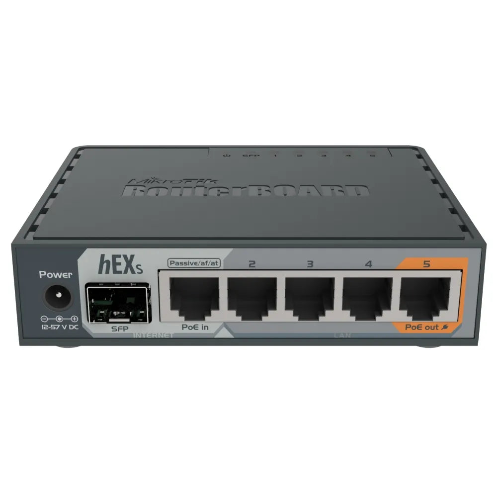 MikroTik RB760iGS hEX S 880MHz Dual Core 256MB 5xGb PoE L4