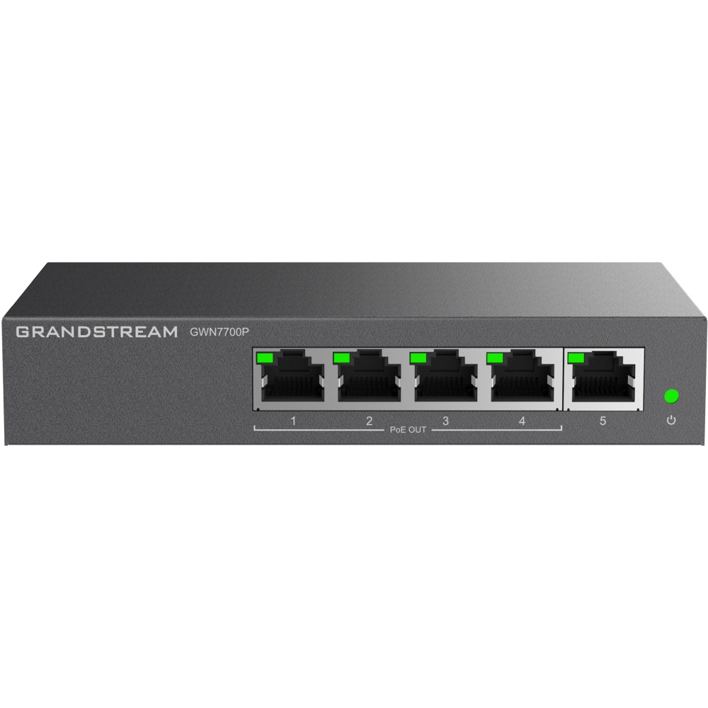 Grandstream GWN7700P PoE Network Switch 5xGigE 4xPoE