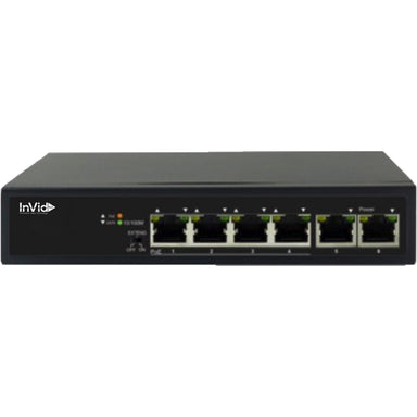 Yealink INV-VIS-LRPOE4-2 4-Port PoE Switch w/2x Uplink Port