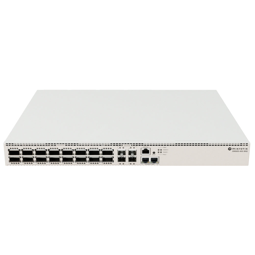 MikroTik CRS520-4XS-16XQ-RM Cloud Router Switch 2GHz 4xSFP28 16xQSFP28