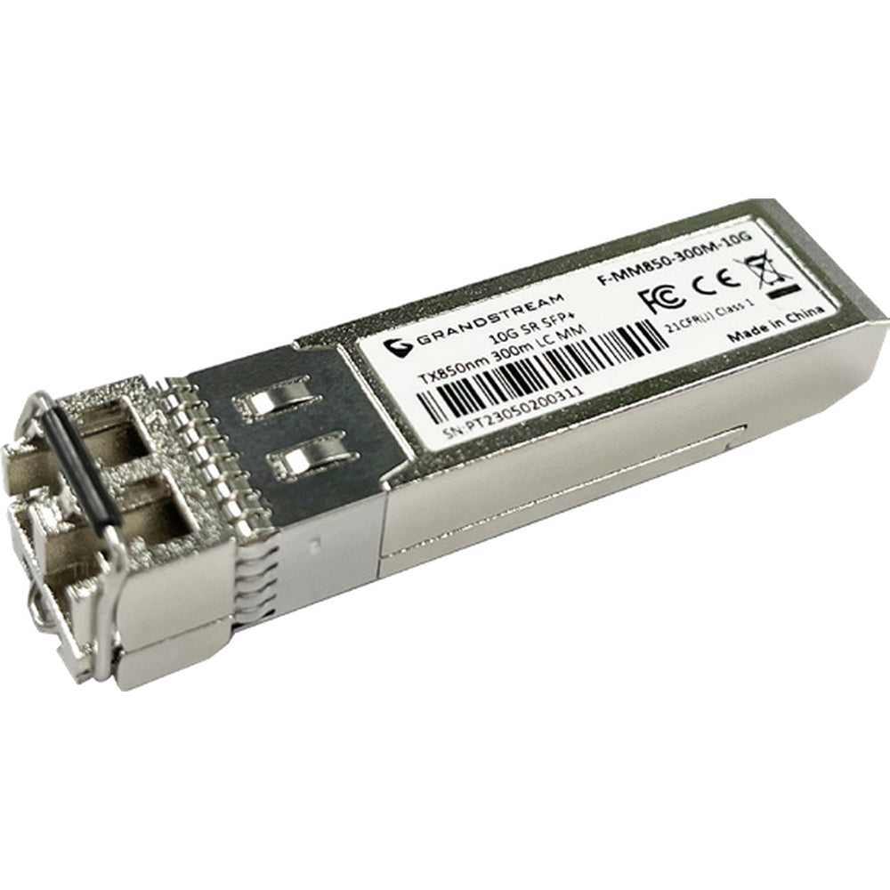 Grandstream F-MM850-300M-10G Multi-Mode 10Gbps SFP+ Fiber Module