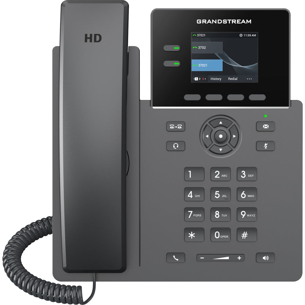 Grandstream GRP2610 2 Lines 2 SIP Accts IP Phone 2.4in Color Screen