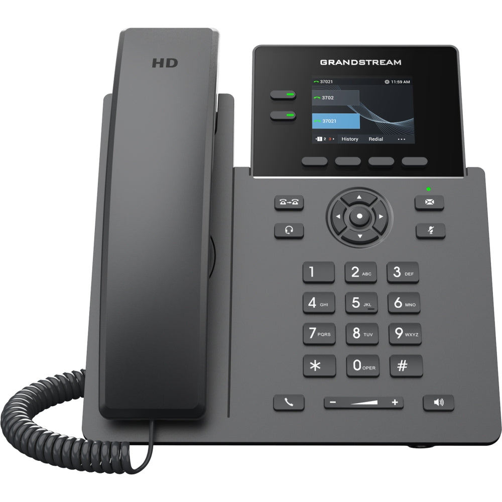 Grandstream GRP2610P 2 Lines 2 SIP Accts PoE IP Phone 2.4in Color Screen