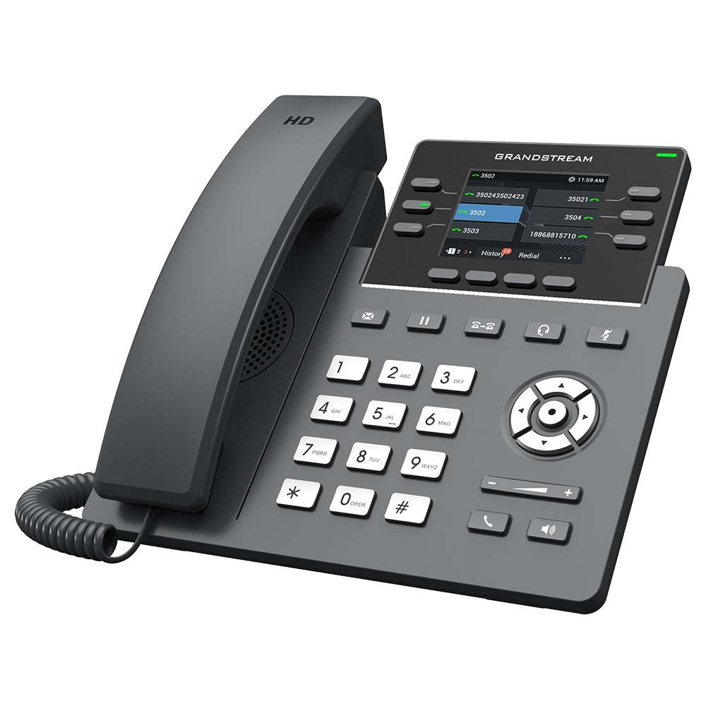 Grandstream GRP2613 6 Lines, 3 SIP Accounts,  2.8 in screen