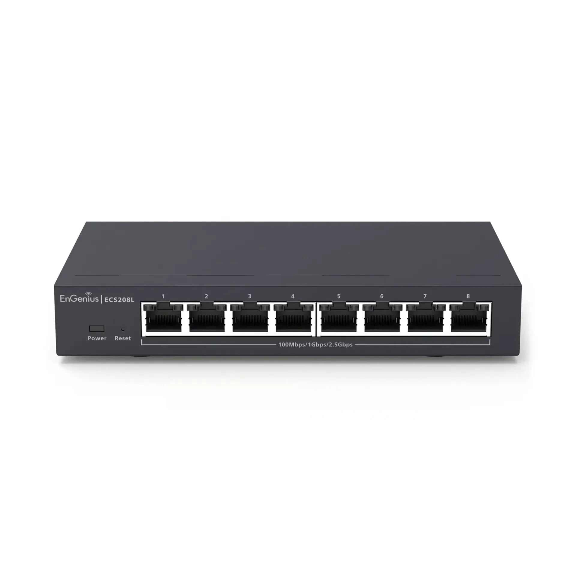 EnGenius ECS208L Cloud Lite Managed 2.5G 8-Port Desktop Switch