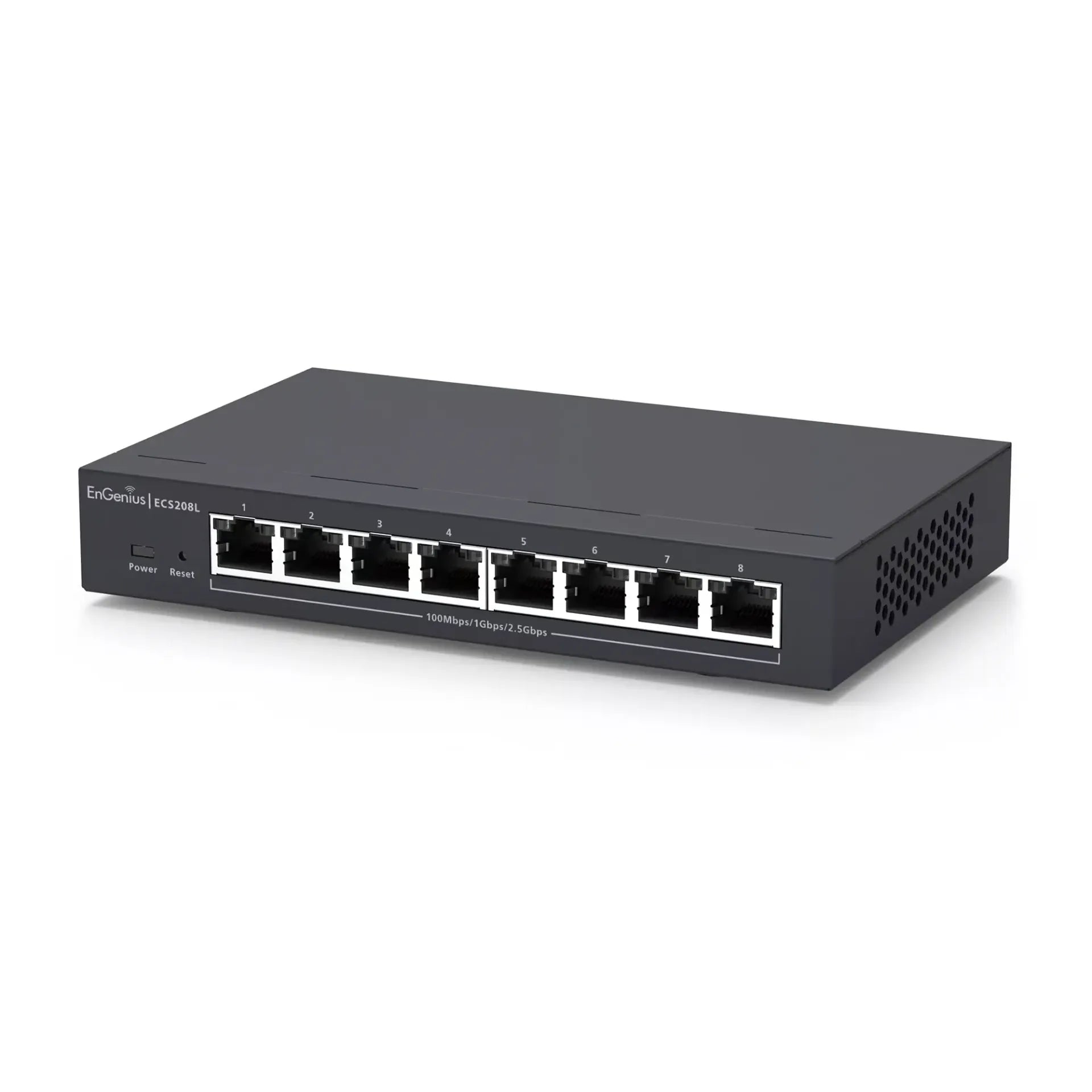 EnGenius ECS208L Cloud Lite Managed 2.5G 8-Port Desktop Switch