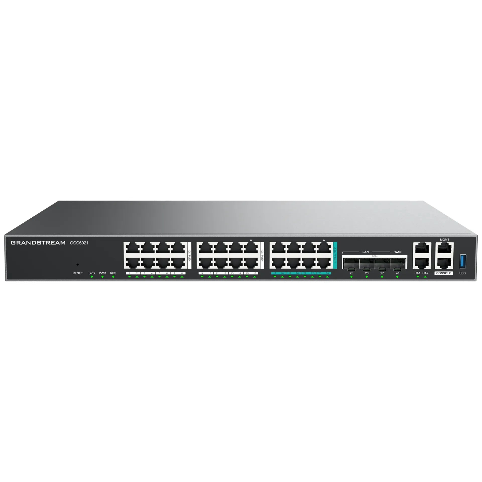 Grandstream GCC6021 Grandstream GCC6021 IPPBX 4xSFP+ 8x2.5 Gigabit 16xGigabit Switch