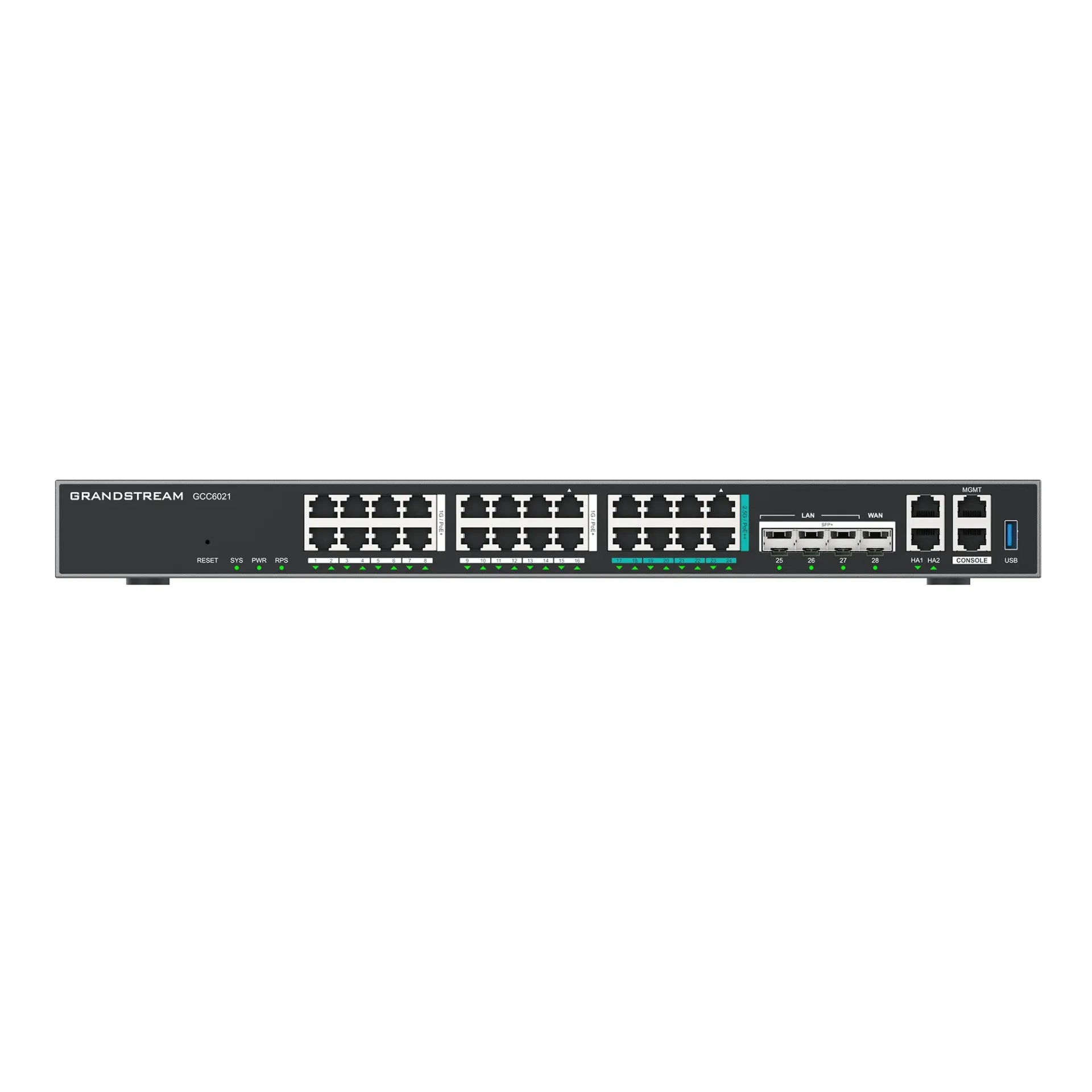 Grandstream GCC6021 Grandstream GCC6021 IPPBX 4xSFP+ 8x2.5 Gigabit 16xGigabit Switch