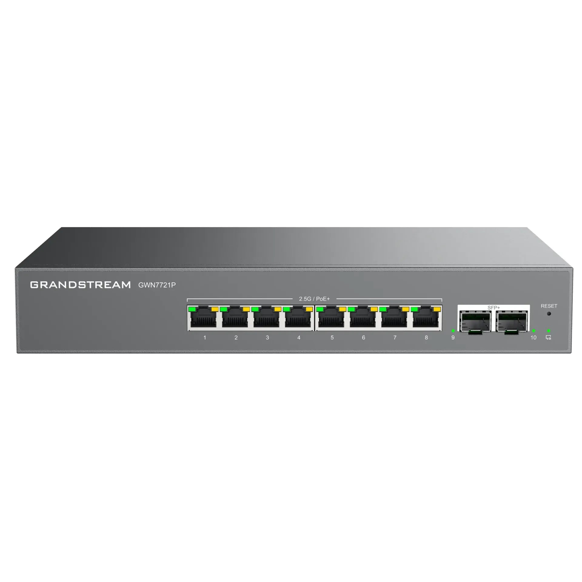 Grandstream GWN7721P PoE Network Switch 8x2.5GbE