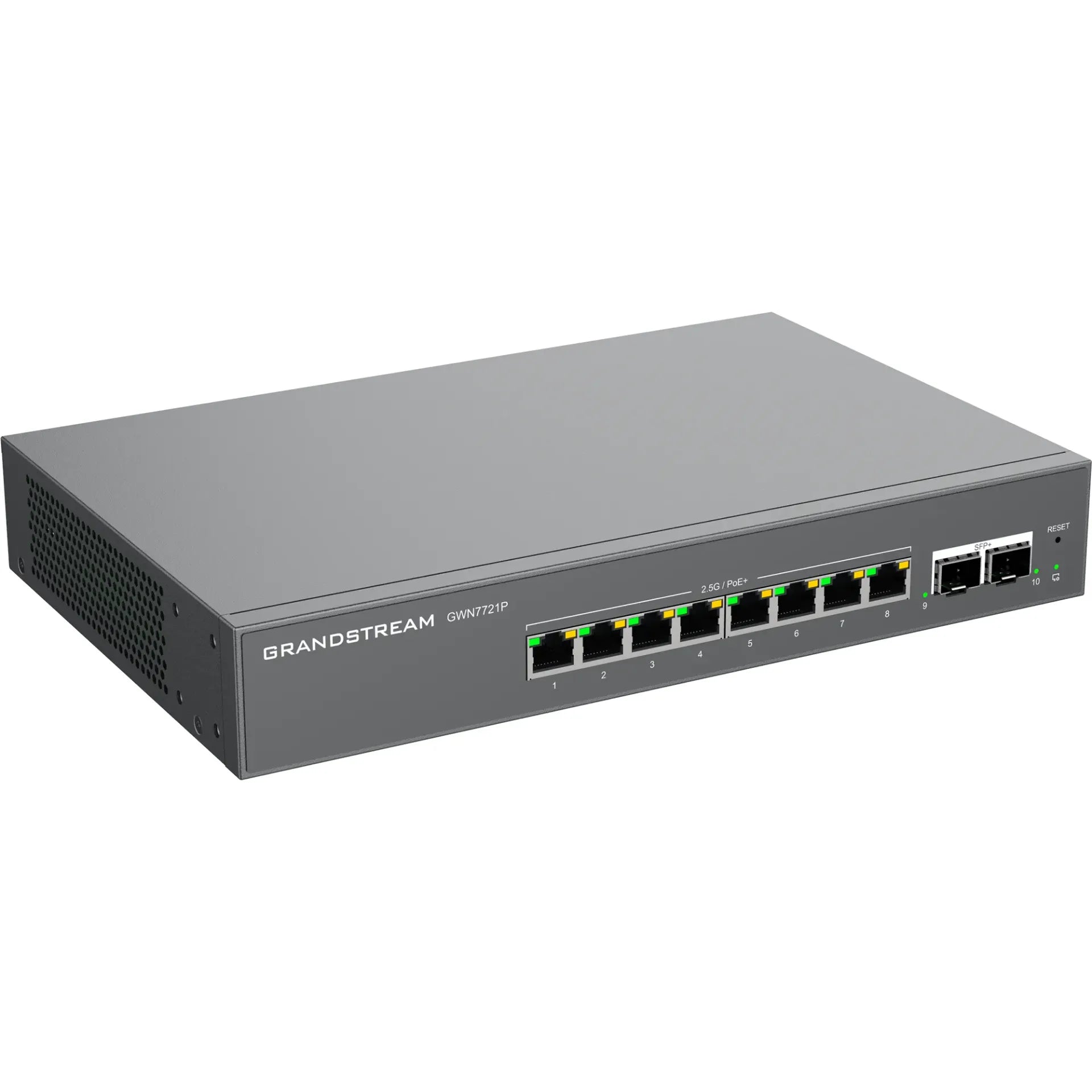 Grandstream GWN7721P PoE Network Switch 8x2.5GbE