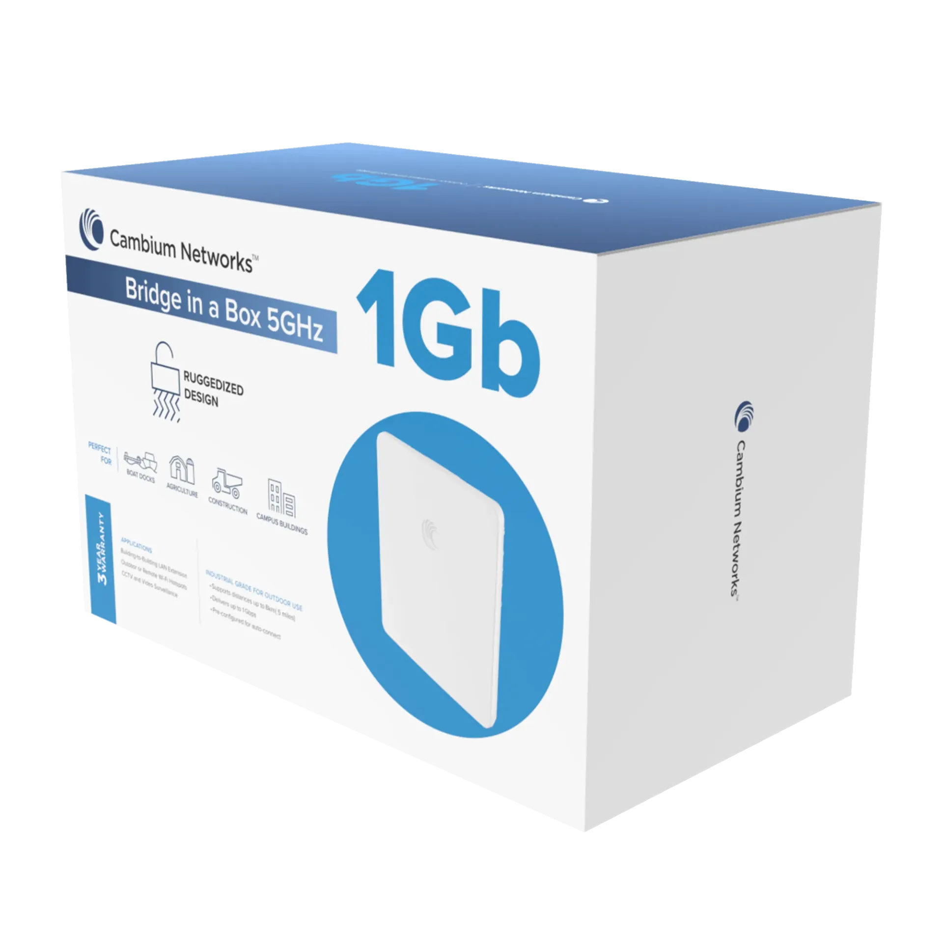 Cambium C058940B132A Epmp Bridge IN A BOX 4518 5GHZ US Cord