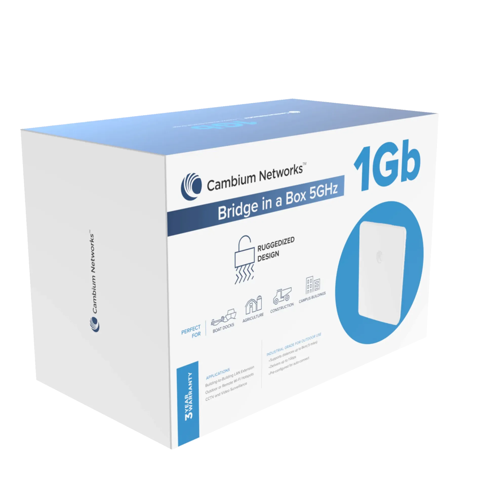 Cambium C058940B132A Epmp Bridge IN A BOX 4518 5GHZ US Cord