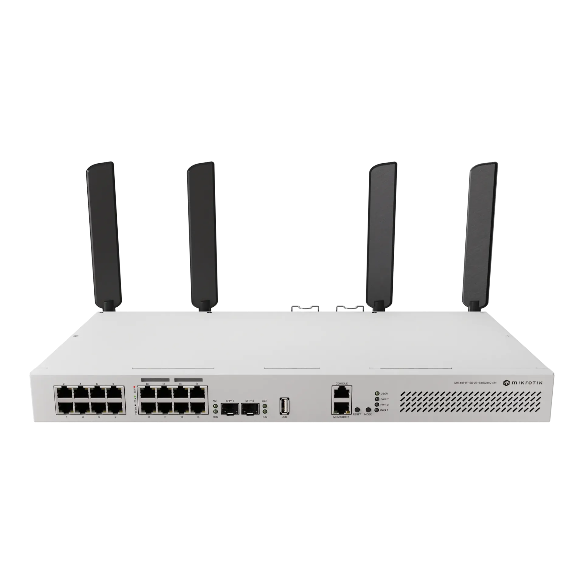 Mikrotik CRS418 8P 8G 2S5AXQ2AXQ RM US Cloud Router Switch 2208MHZ 17XETHERNET 2XSFP Wifi 6 US