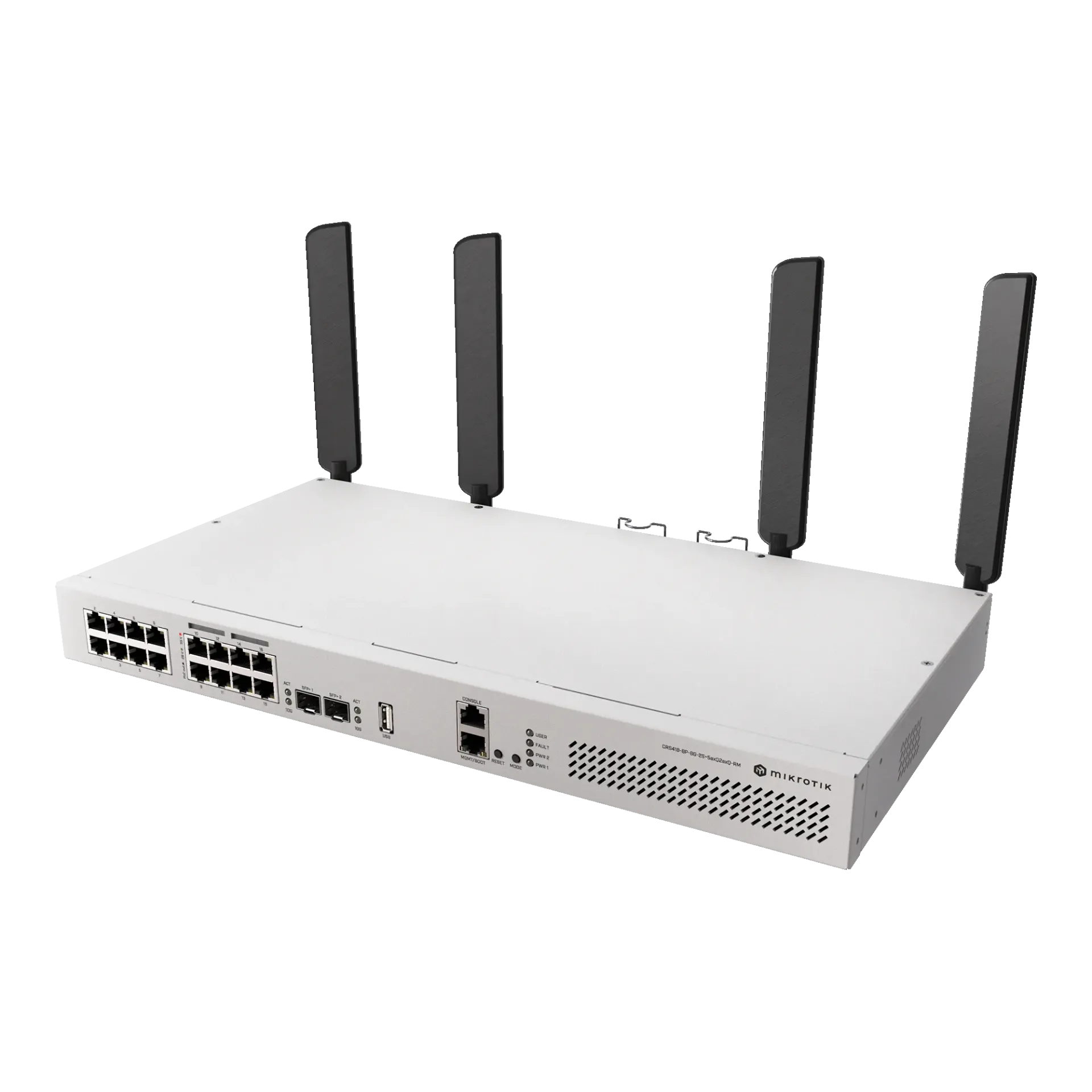 Mikrotik CRS418 8P 8G 2S5AXQ2AXQ RM US Cloud Router Switch 2208MHZ 17XETHERNET 2XSFP Wifi 6 US