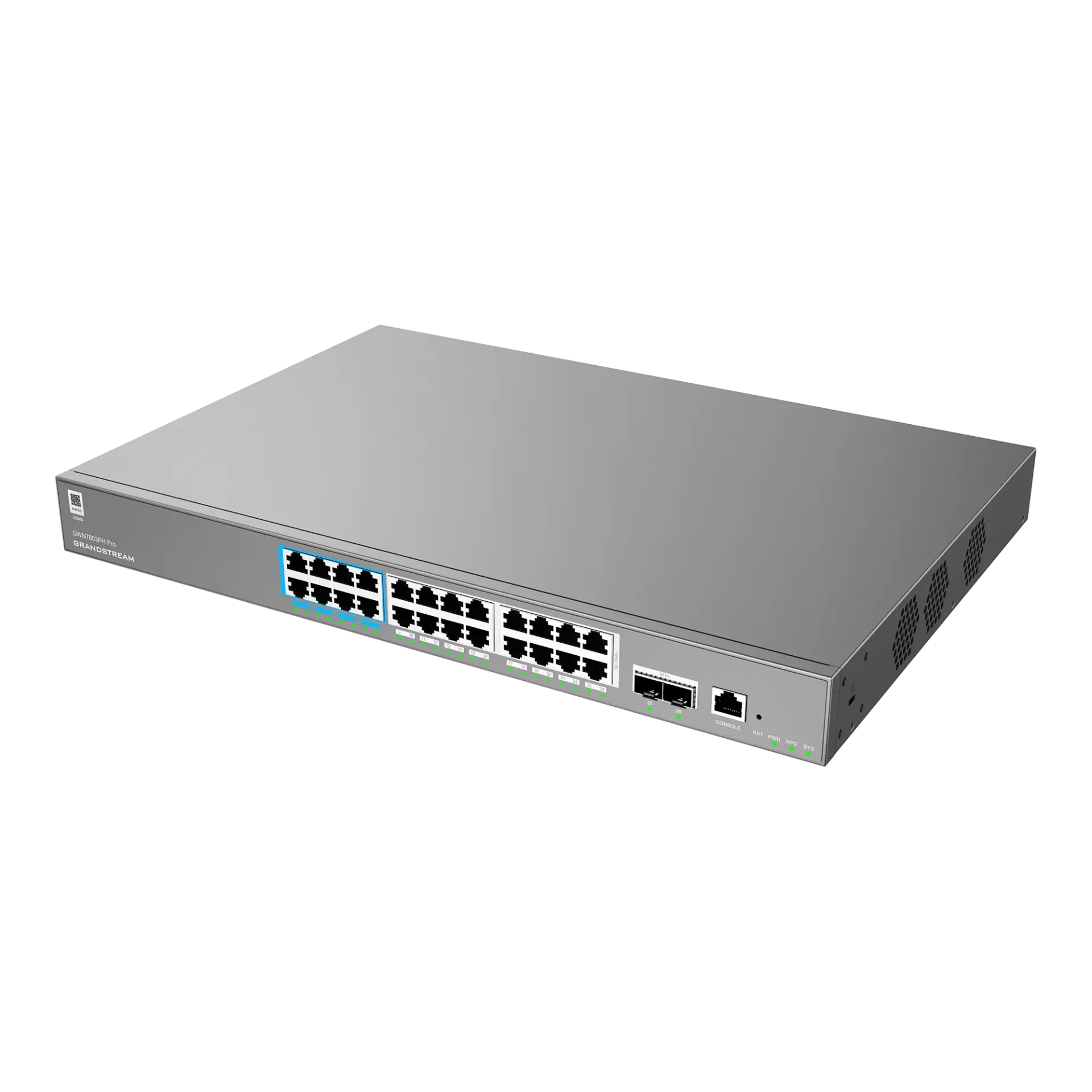 Grandstream GWN7803PH-PRO Pro Managed PoE Network Switch 24xGigE 2xSFP+ 400W