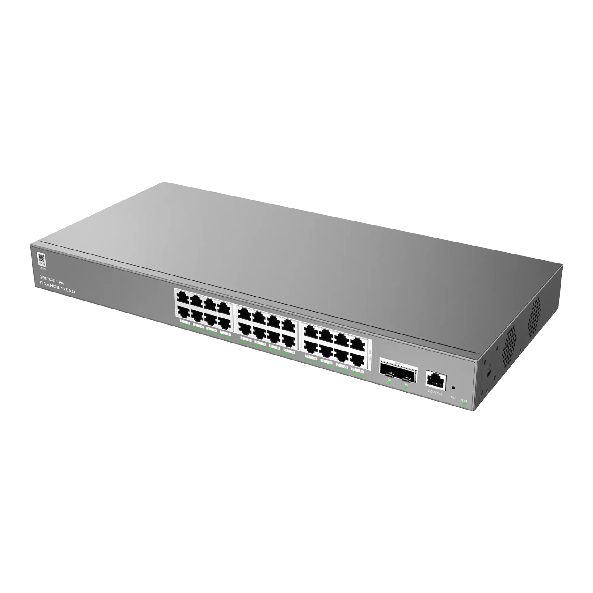 Grandstream GWN7803PL-PRO Pro Managed PoE Network Switch 24xGigE 2xSFP+ 250W