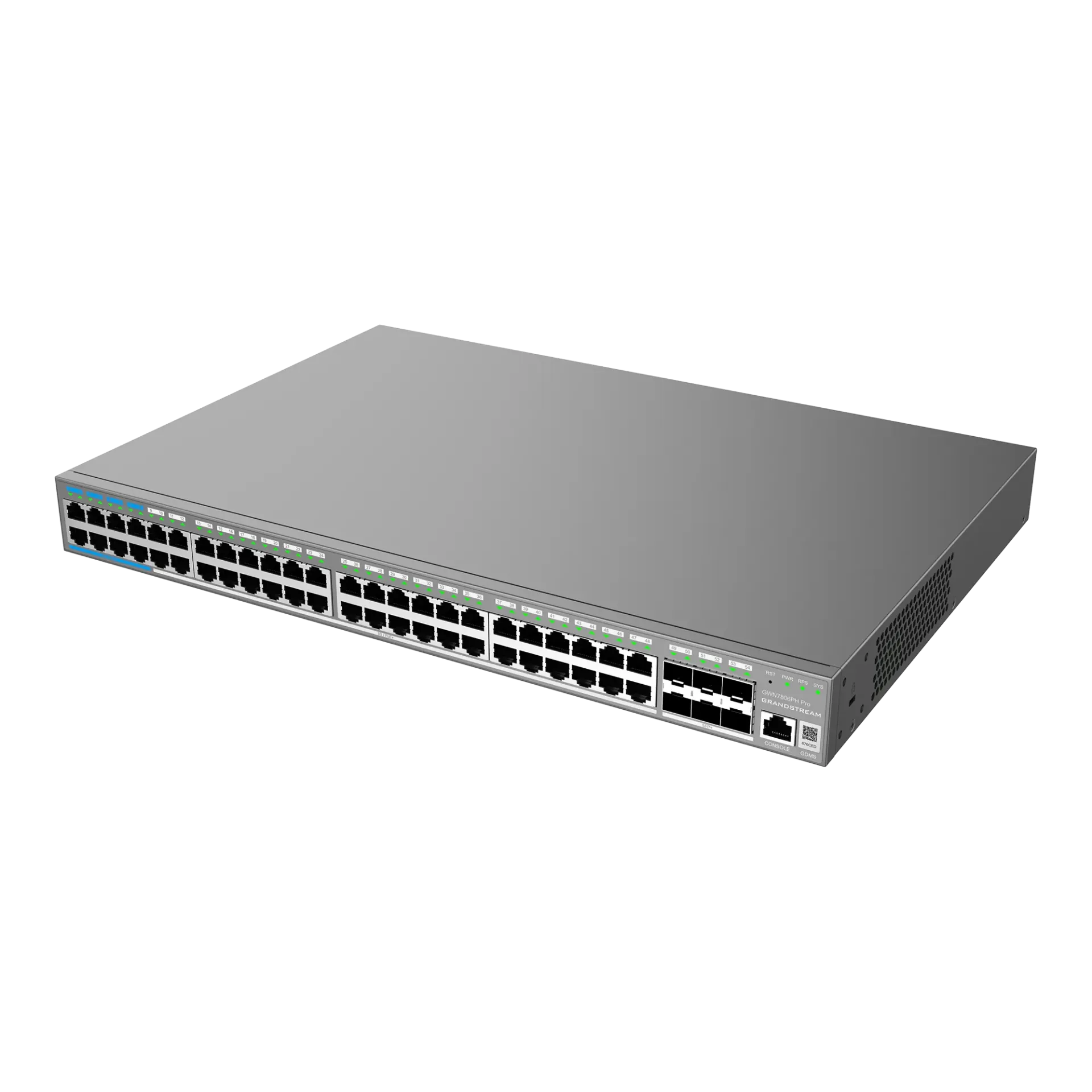 Grandstream GWN7806PH-PRO Pro Managed PoE Network Switch 48xGigE 6xSFP+ 800W