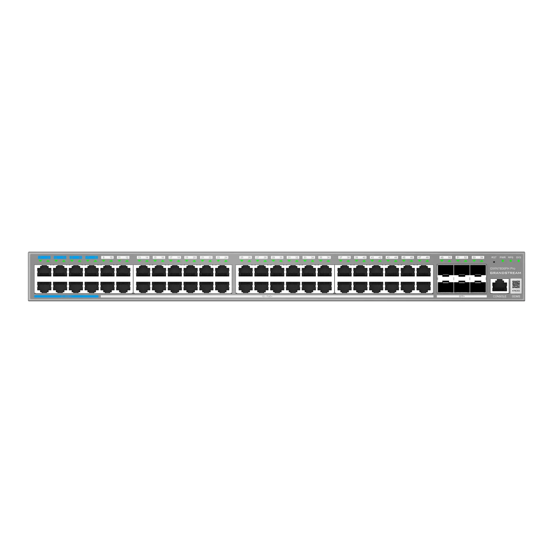 Grandstream GWN7806PH-PRO Pro Managed PoE Network Switch 48xGigE 6xSFP+ 800W