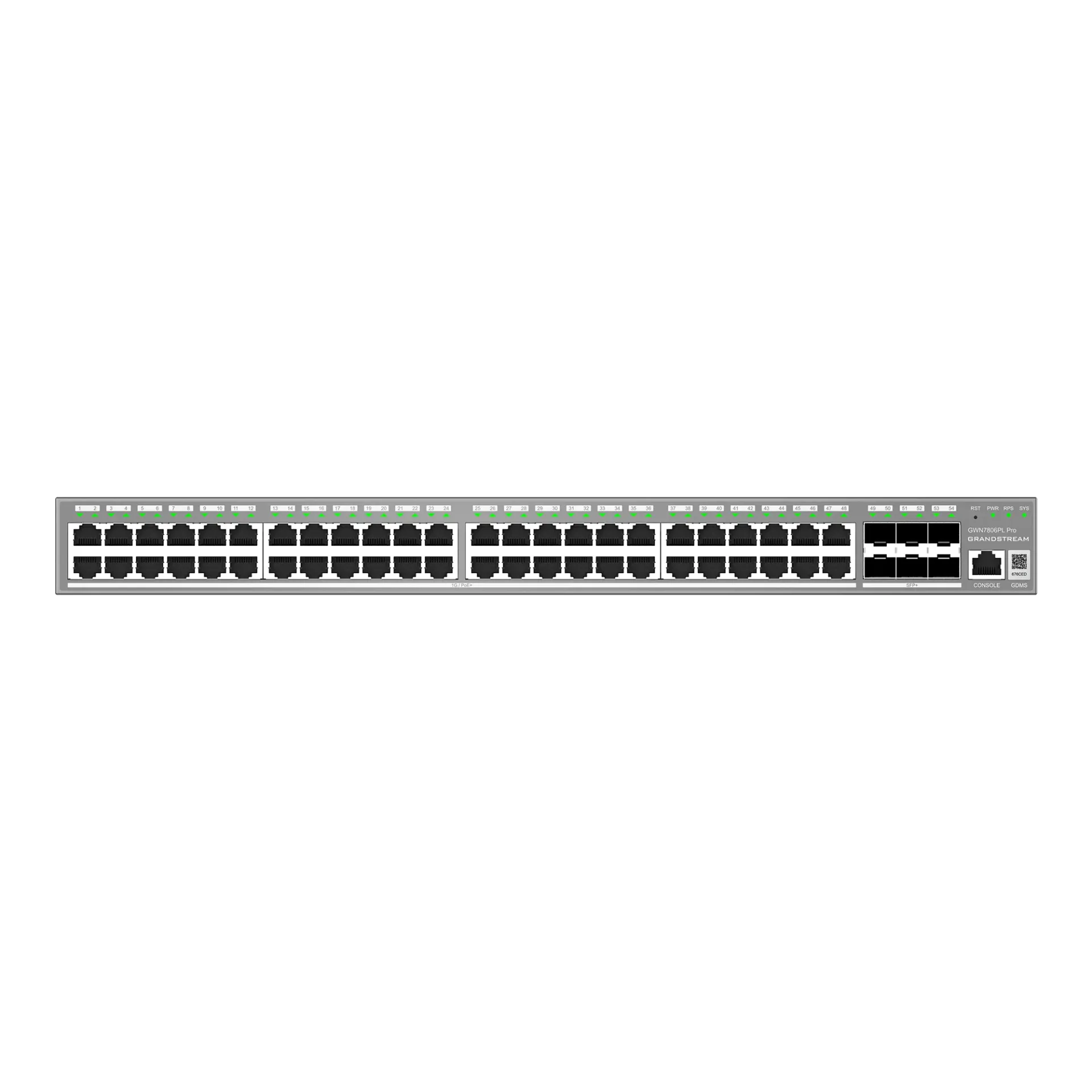 Grandstream GWN7806PL-PRO Pro Managed PoE Network Switch 48xGigE 6xSFP+ 400W