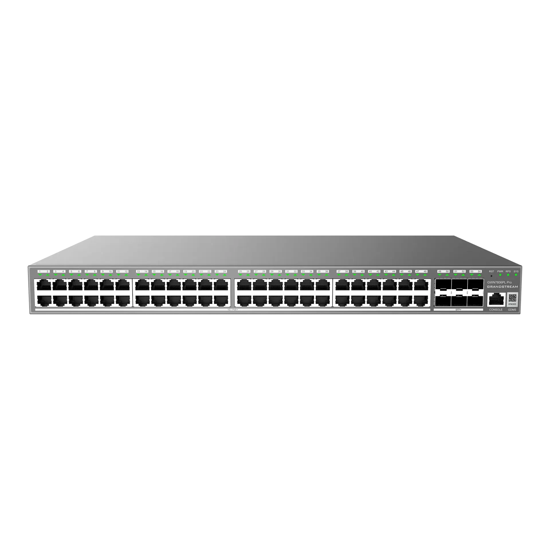 Grandstream GWN7806PL-PRO Pro Managed PoE Network Switch 48xGigE 6xSFP+ 400W
