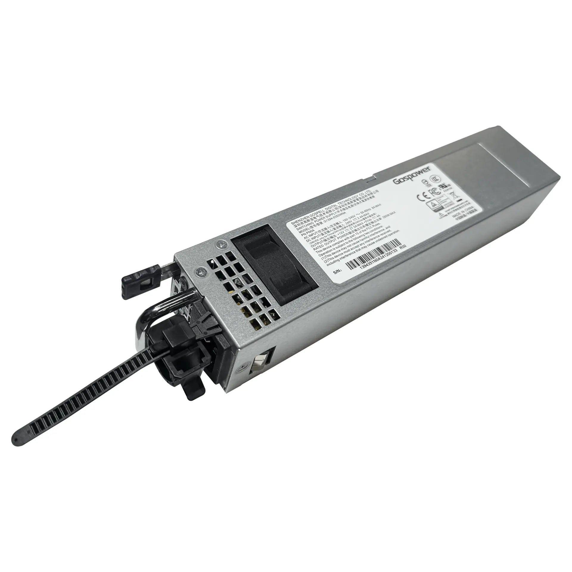 MikroTik G1394-0350WNA 12VDC 27.5A 350W Hot-Swap Power Supply for CRS804 DDQ