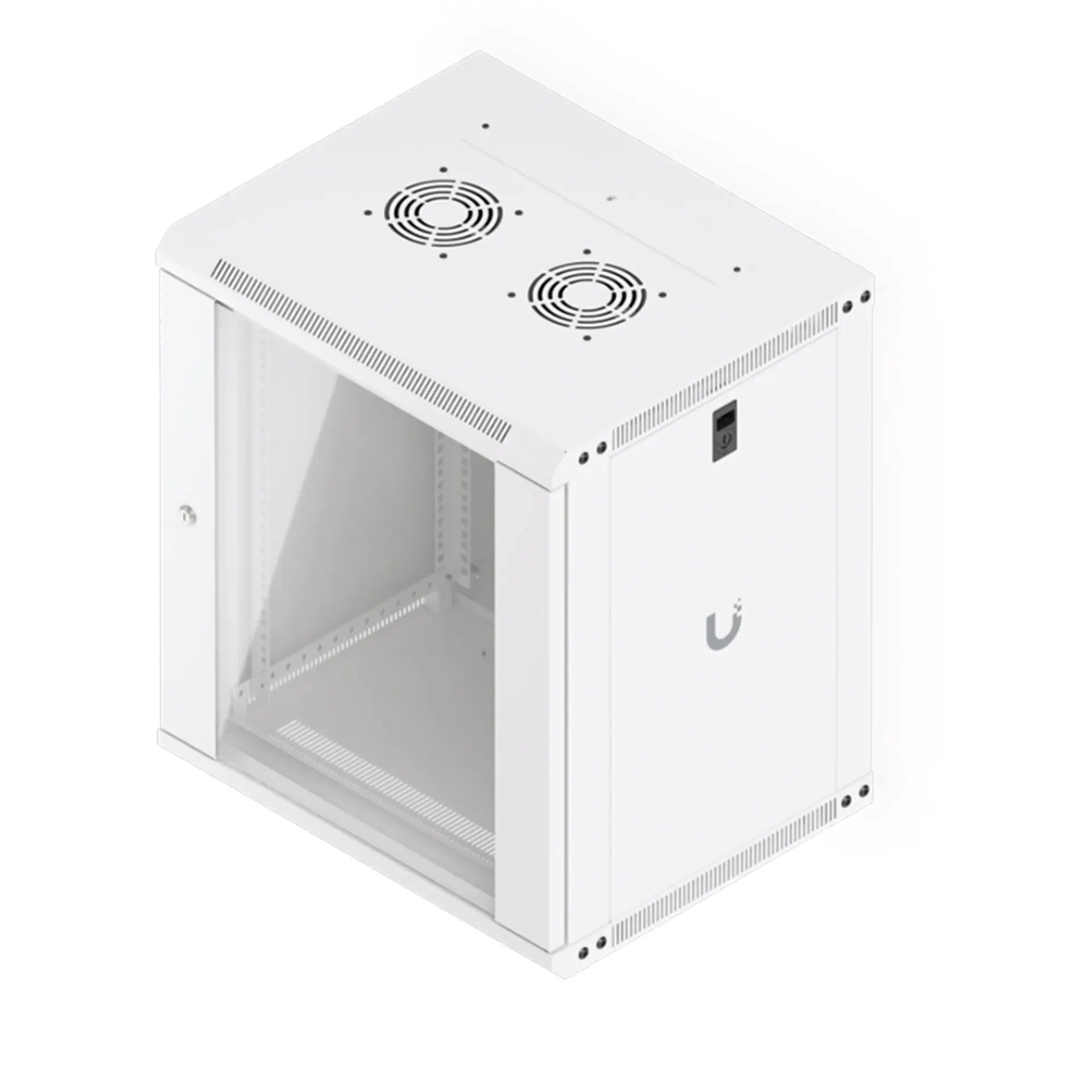 Ubiquiti Uacc Rack 12U Wall 450 G 12U Wall Mount Rack Cabinet Glass Door 450MM