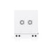Ubiquiti Uacc Rack 12U Wall SW G 12U Wall Mount Rack Cabinet Glass Door Swing
