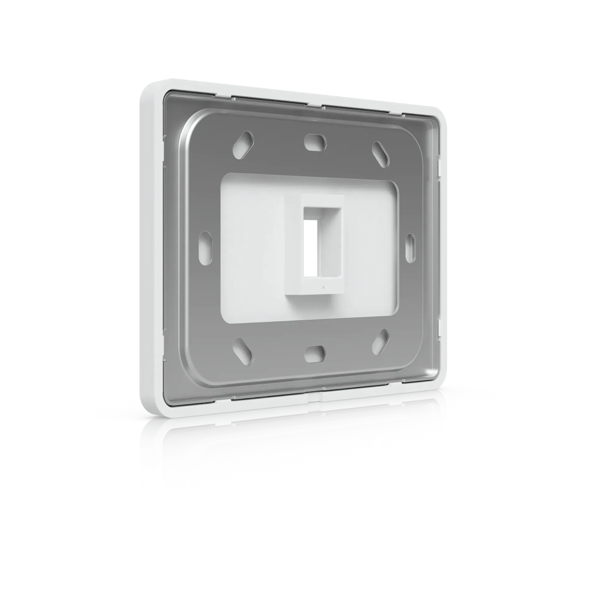 Ubiquiti UACC-WP-Keystone-H-1P Horizontal Universal Paintable Keystone Wall Plate 1-Port 4Pk