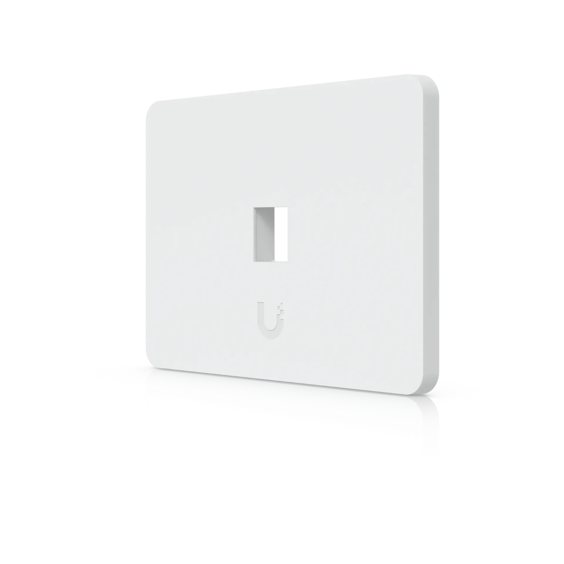 Ubiquiti UACC-WP-Keystone-H-1P Horizontal Universal Paintable Keystone Wall Plate 1-Port 4Pk